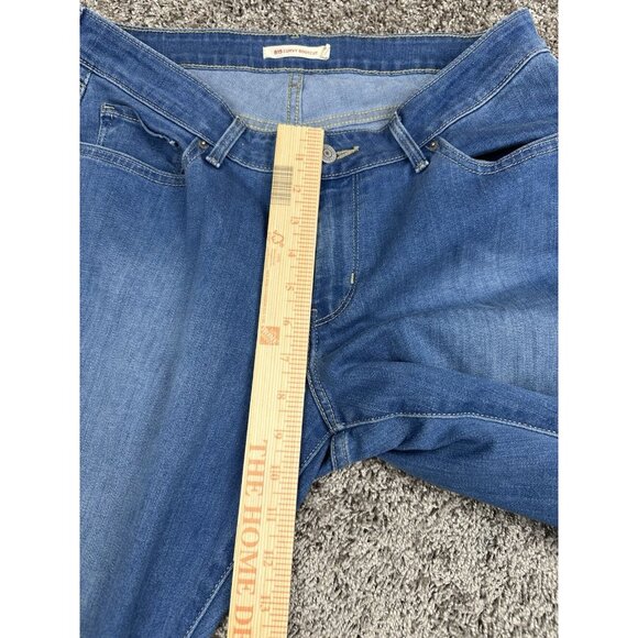 Levi’s Jeans Women’s 32 Blue 815 Curvy Bootcut Mid Rise Stretch Denim Y2K Vibe - Picture 3 of 15